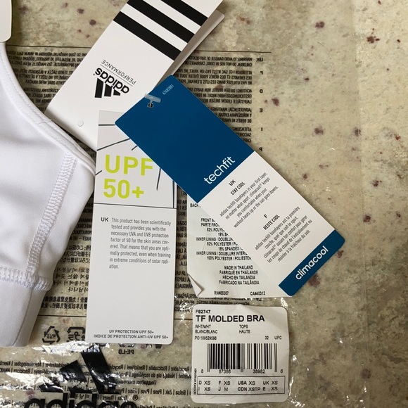 NWT Adidas sports bra Techfit climacool medium support - Picture 3 of 4